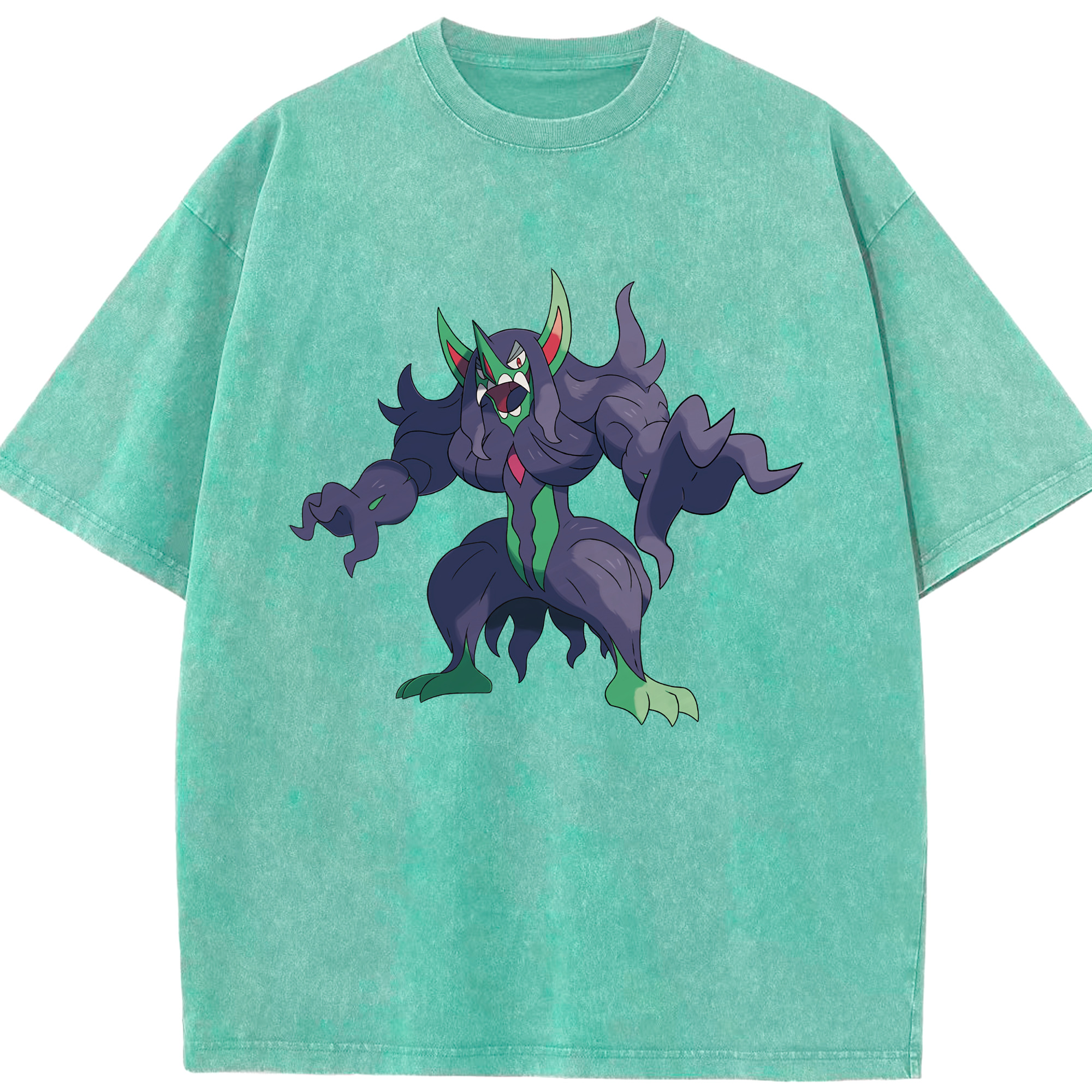 （画像用） ポケットモンスター Pokémon 綿100% ヴィンテージ風 半袖Tシャツ（フロントプリント）